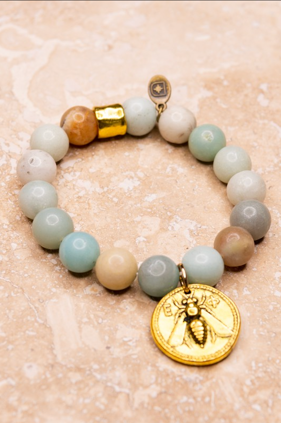 Megan Bracelet Amazonite/Gold