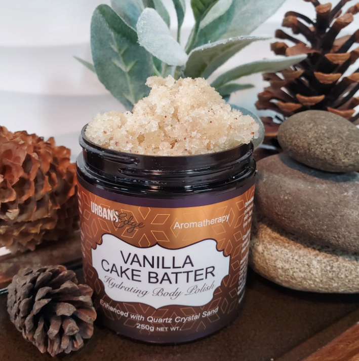 Vanilla Cake Batter Hydrating Body Polish Sugar Scrub