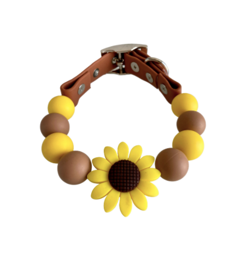 Sunflower Dog Collar