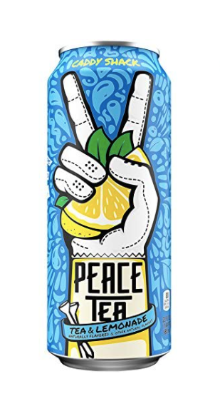 Peace Tea Caddy Shack Black Tea Lemonade Drink, 23 fl oz