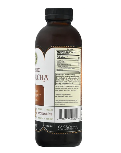 GT's Classic Kombucha Third Eye Chai