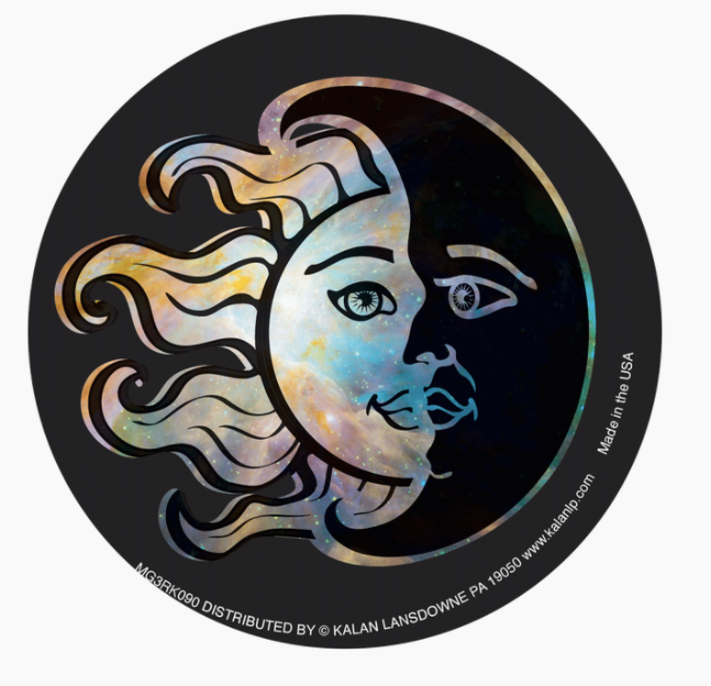 3" Round Magnet BODY & SOUL Sun Moon