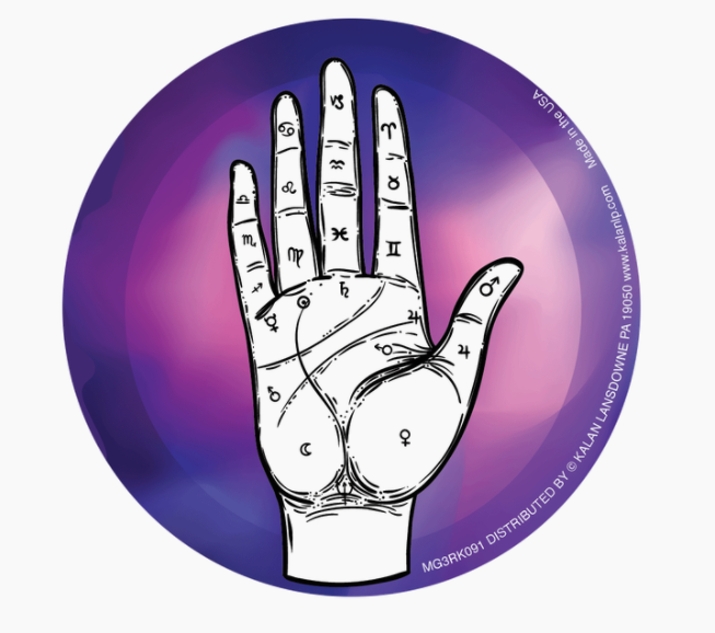 Round Magnet BODY & SOUL Hand Reading