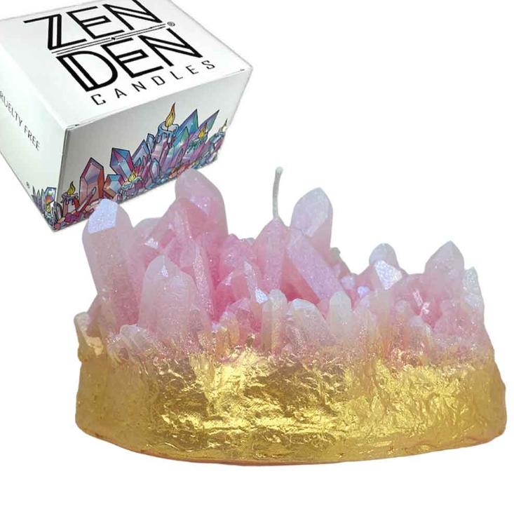 Exclusive Gold Dipped Crystal Candles
