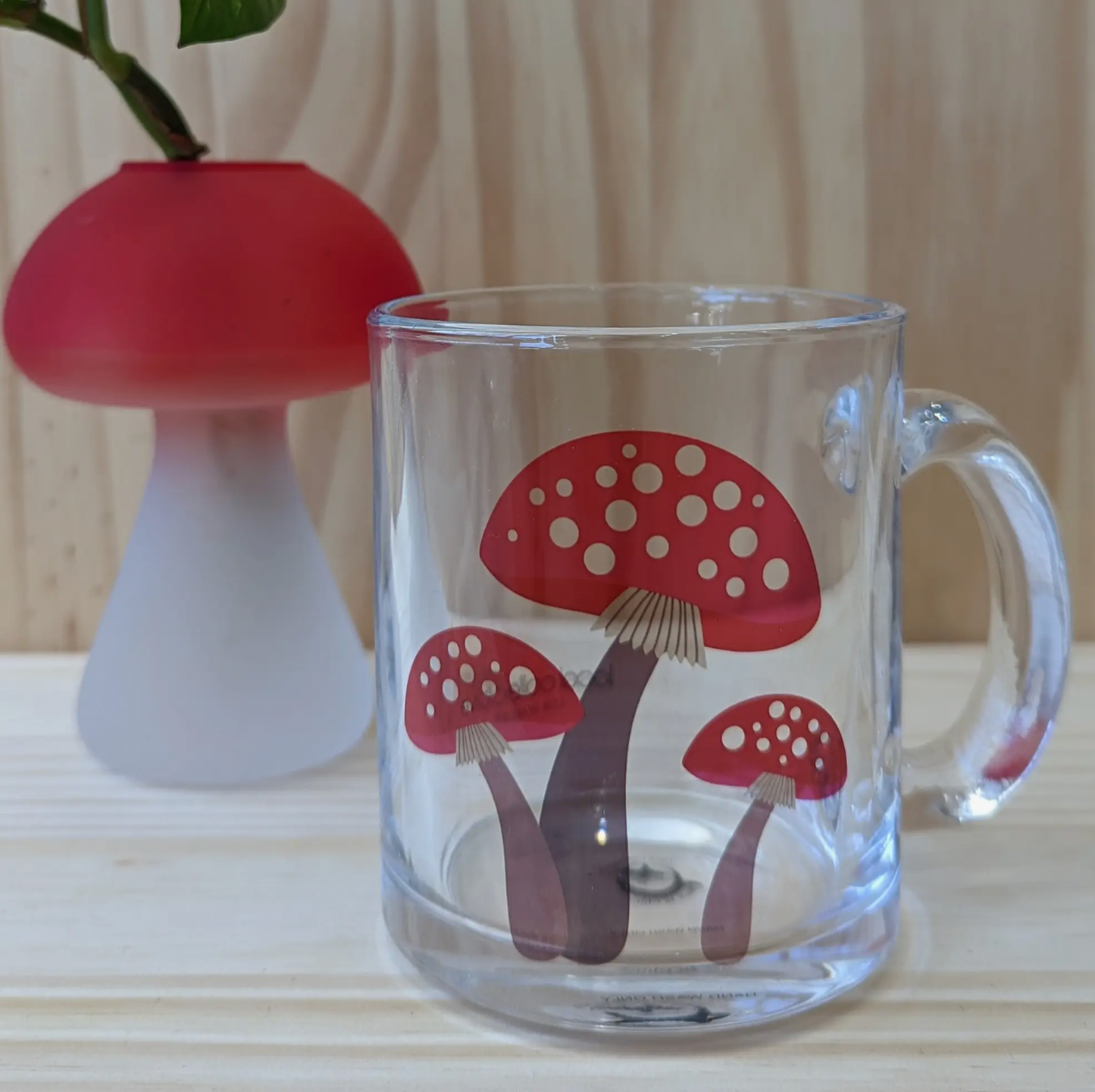 Magic Mushrooms Glass Mug
