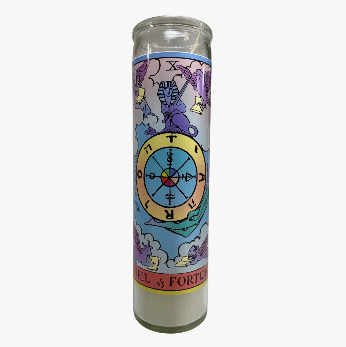 Neon Tarot Devotional Prayer Saint Candle