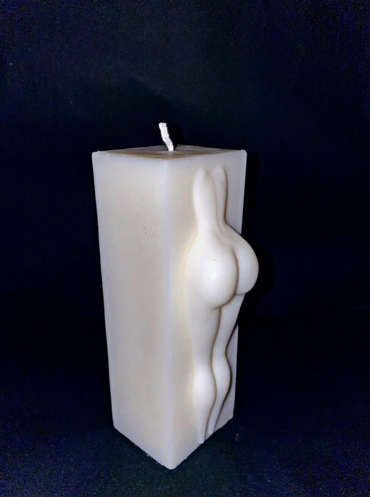 Rare Female Body Candle, Home Decor, Wedding Butt Candles (RED)