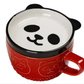 Panda Mug W/Tea Bag Holder Lid