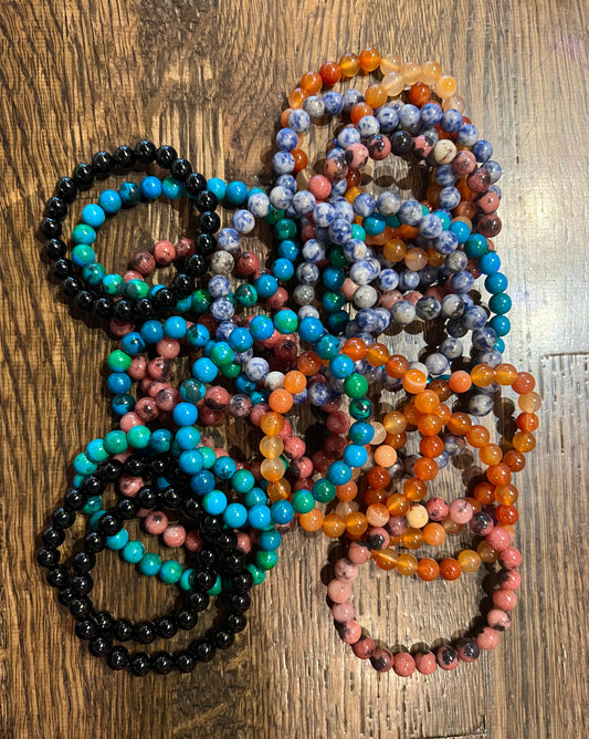 Stone bracelets