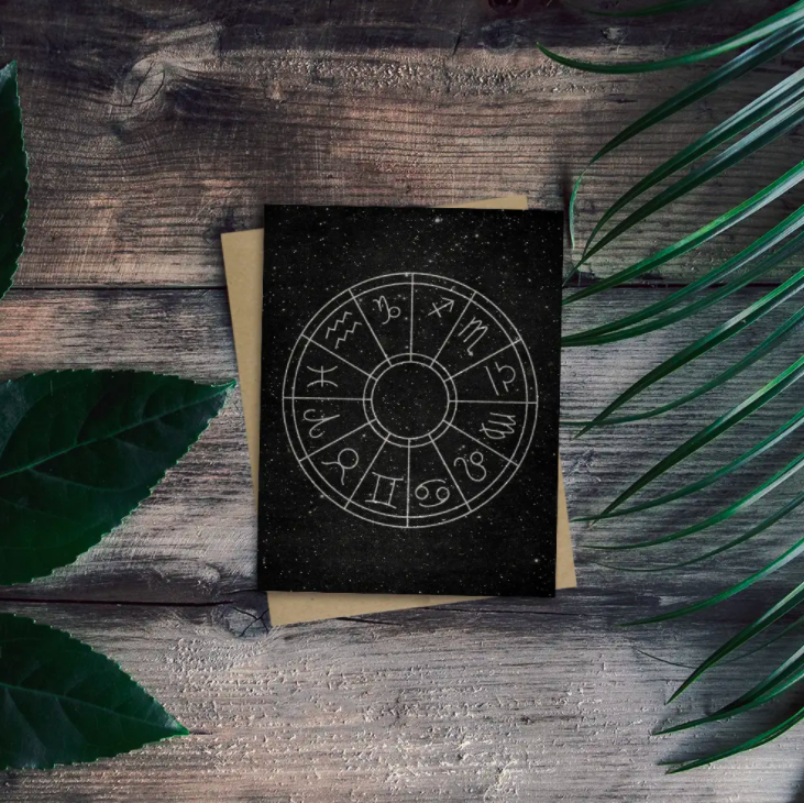 Horoscope Wheel Card