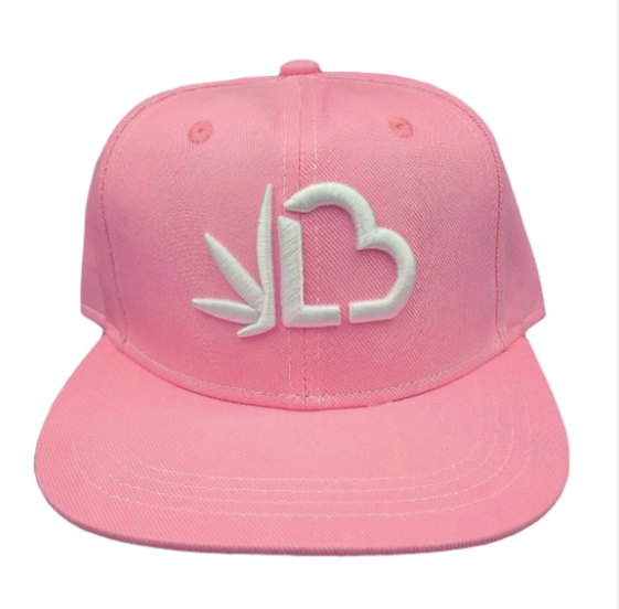 Pink Denim Snapback Hat