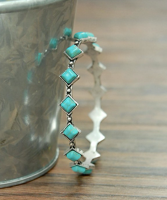 Turquoise Bangle Bracelet