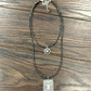 20" Long, Tiny 4mm Navajo Pearl Necklace, Concho Pendant