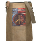 Peace Flag Recycled Tent Crossbody