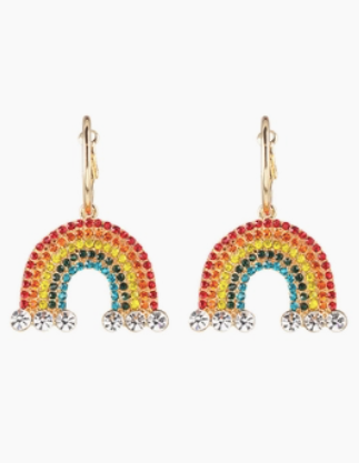 Ruby Rainbow Swarovski Earrings