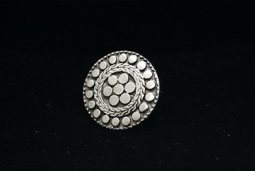 Hand made pewter silver plated adjustable rings