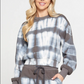 Charcoal Tie Dye Pullover