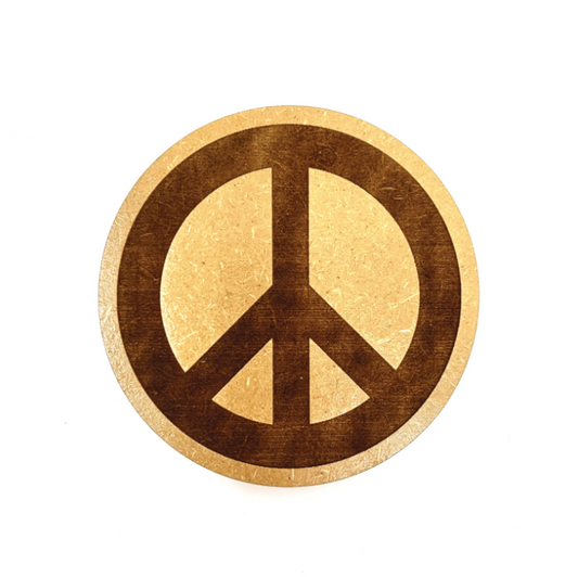Drink Coaster - Hippie Peace Sign