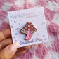 Heart Mushroom Pin