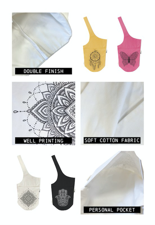 Cotton Yoga Bag - IVORY