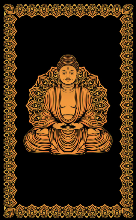 Meditating Buddha Tapestry