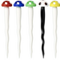 5" Toadstool Mushroom Twisted Glass Dab Tool - Color May Vary