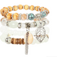 Personalized National Style Multi-layer Beaded Shell Bracelet Accessories