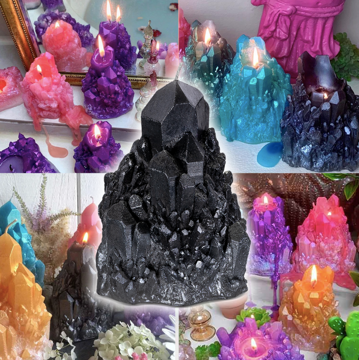 Abundance Quartz Crystal Candle