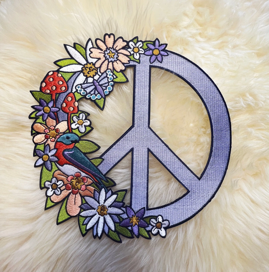 Peace Sign XL Back Patch