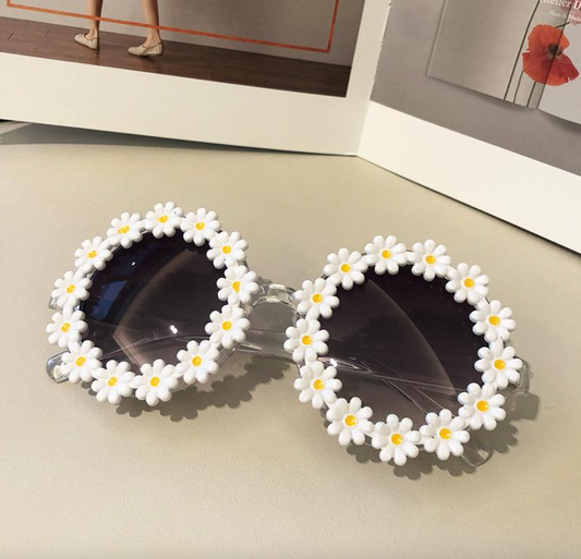 Fashion Funny Flower Daisy Sunglasses Photo Shooting