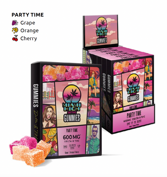 Miami High Gummies 600MG Delta 8 (In Store PICK UP ONLY)