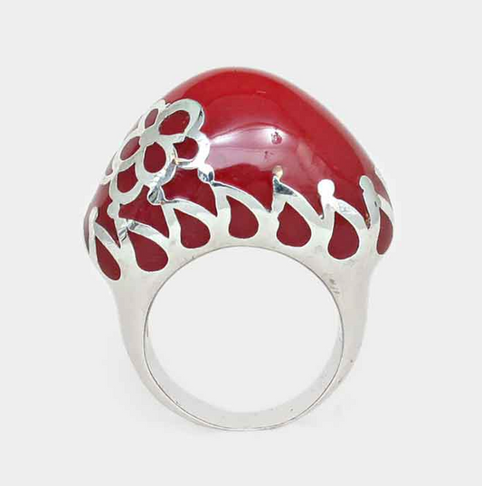 Red Mushroom Ring