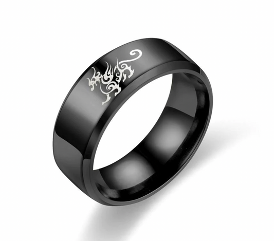 Stainless Steel Dragon Ring