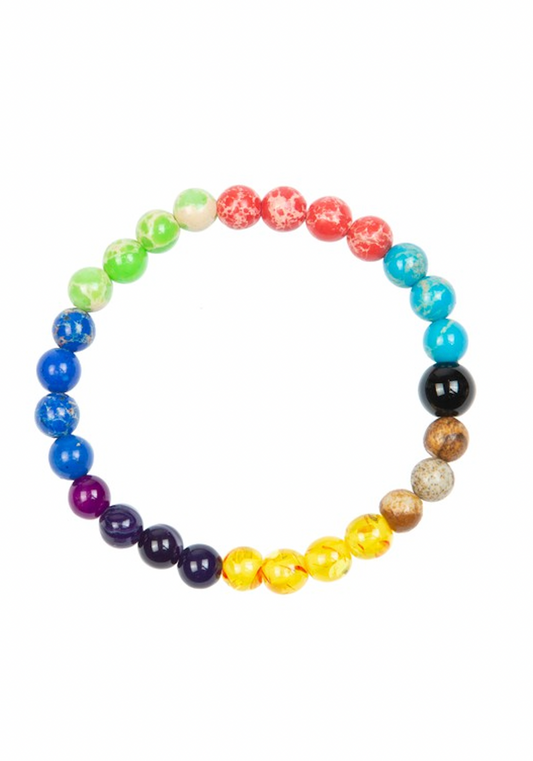 Multi Emperor Stone Stretch Kids Bracelet