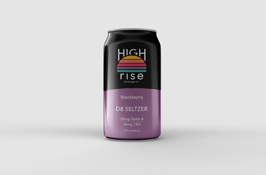 High Rise Delta 8 Seltzer Blackberry