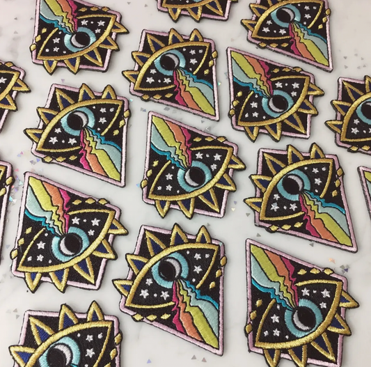 Cosmic Evil Eye Rainbow Patch