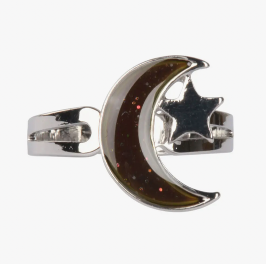 Moon Star Adjustable Ring