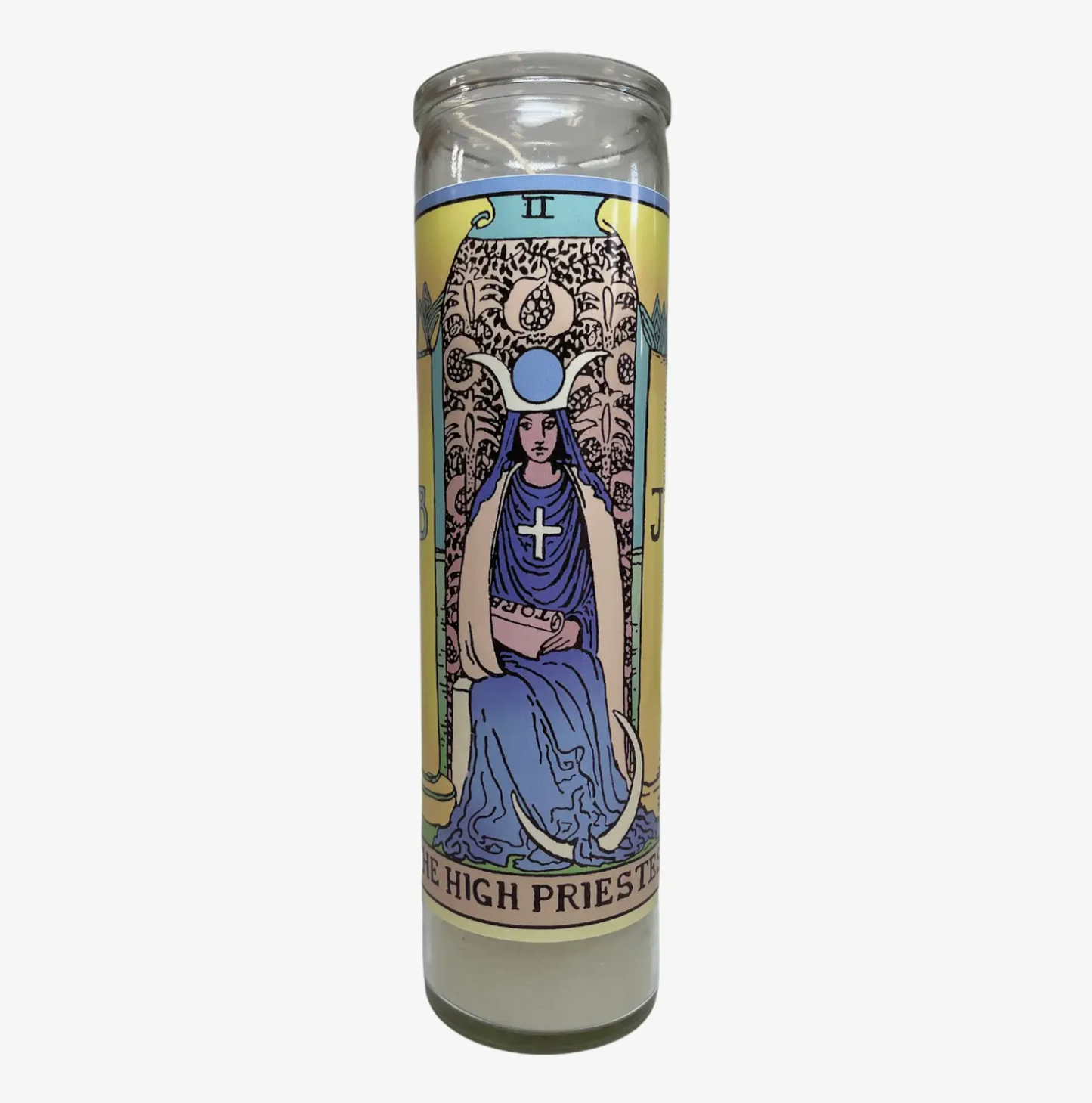 Neon Tarot Devotional Prayer Saint Candle