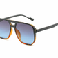 Frame double beam meter nail Sunglasses