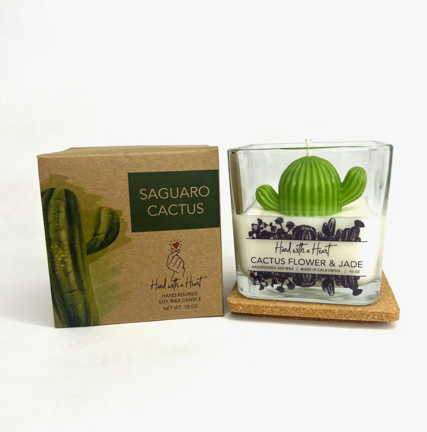 Cactus flower & Jade Soy Wax Candle