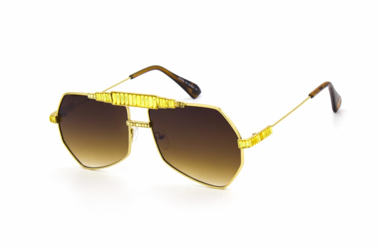 Gold Disco Sunglasses