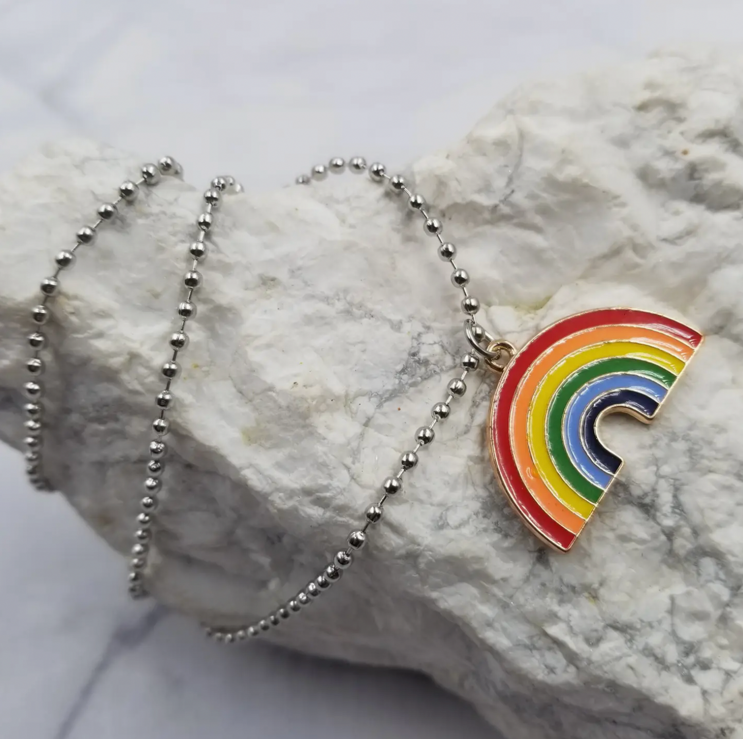 Rainbow Pendant Kids Necklaces