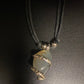 Spiral stone necklace