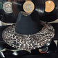 Leopard Hat With Black Trim