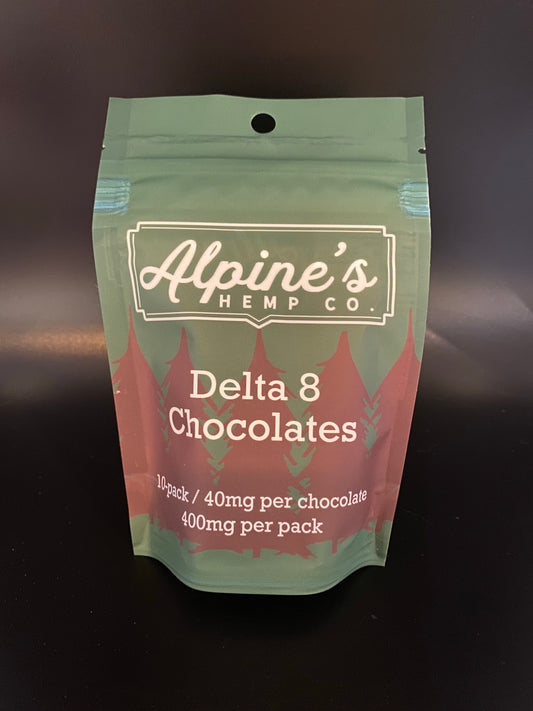 Alpines Delta 8 Chocolates (In Store Pick Up Only)