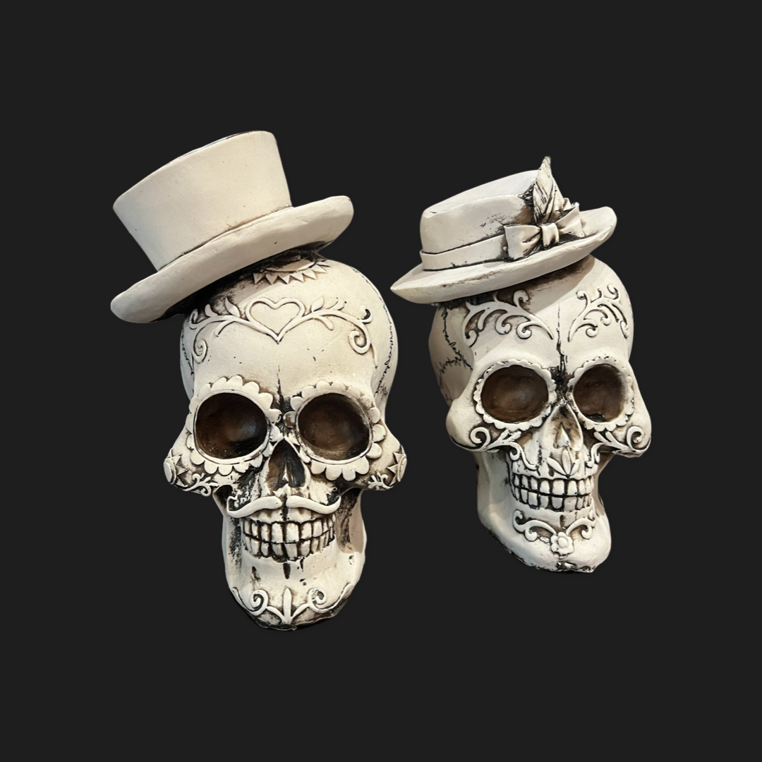 Day of dead skulls