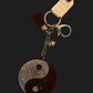 Bling yin yang key chain