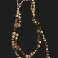 Natural white beaded necklace