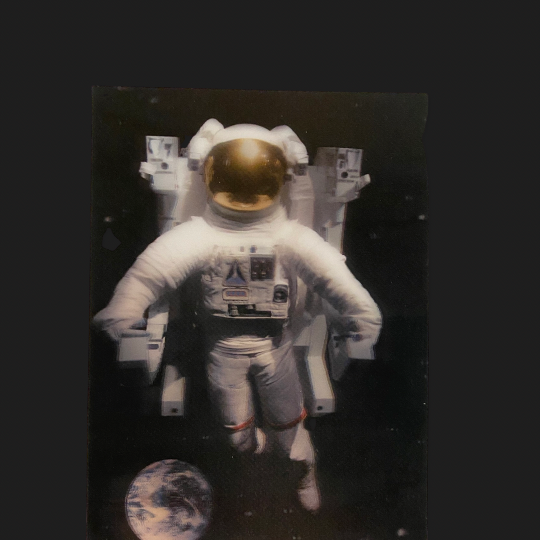 Lenticular 3D Postcard Astronaut
