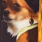 Lenticular Animation bookmark with Dog